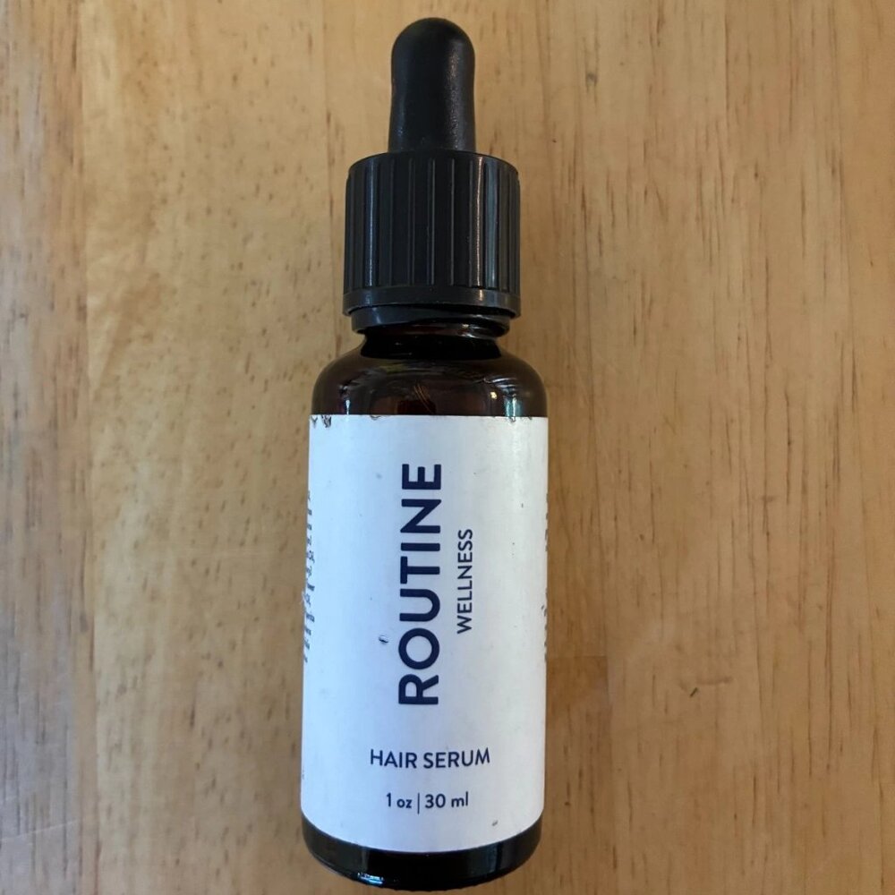 Routine Wellness Hair Serum - 1 oz / 30 ml - with Dropper Bottle